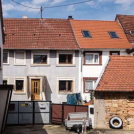 Von-Dalberg-Straße 28 und 30, hier war früher der Nordflügel des Schlosses