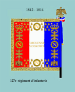 Drapeau modèle de 1812 (revers)