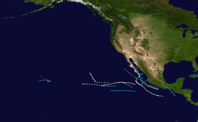 imagem ilustrativa de artigo Temporada de furacões no Pacífico de 1958