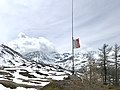 20m HB9XBG Amtenne vor Fletschhorn