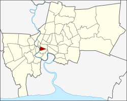 Khet location in Bangkok