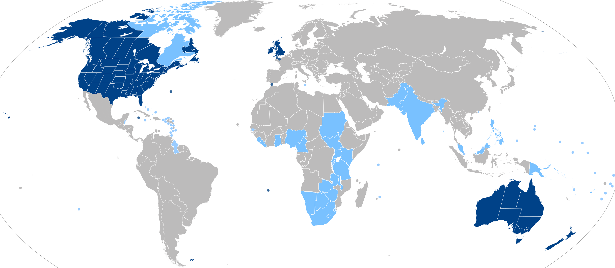 Nações que falam Inglês