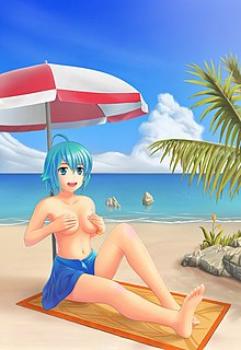 Japanese pornographic art forms such as Hentai have been noted for expanding the horizons of what porn can constitute. Their ability to transport the audience away from the stresses of life into imaginary spaces that provide sexual stimulation has made them highly appealing. Anime girl at beach.jpg