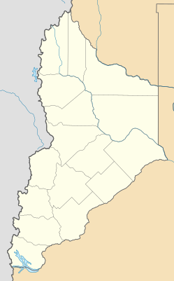 Mapa de localización de Provincia del Neuquén