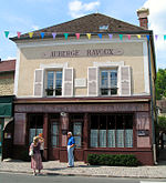 LAuberge Ravoux, in Auvers-sur-Oise, where Vincent Van Gogh spent his final months and where he died. It is now a restaurant.