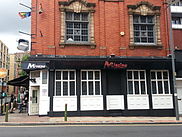 The side of the Missing Bar in the Birmingham Gay Village