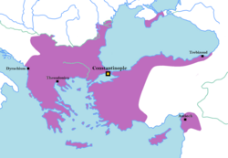 Византийская империя во время правления Мануила I Комнена, ок. 1170