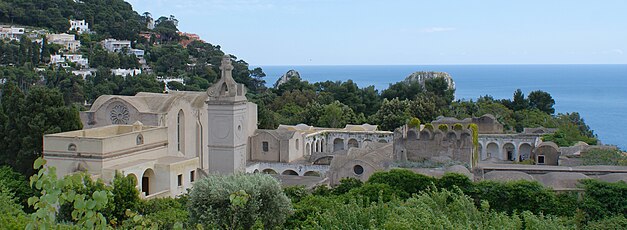 Certosa di San Giacomo from the Northwest