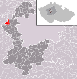 Červený Újezd - Localizazion