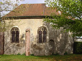 La chapelle vue du Sud.