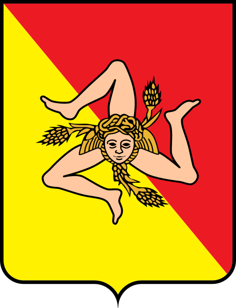 Rikcha:Coat of arms of Sicily.svg