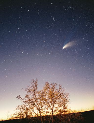 Комета Хейла — Боппа 29 марта 1997 года над Истрией