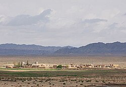 Dahan Qaleh is a village in Doruneh Rural District, Anabad District, Bardaskan County, Razavi Khorasan Province, Iran. At the 2006 census, its population was 16, in 4 families.