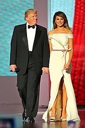 With Donald, Liberty Ball, January 20, 2017 Donald Trump and Melania Trump at Liberty Ball Inauguration 2017.jpg
