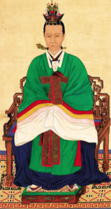 Портрет королевы Синджон, матери вана Хонджона