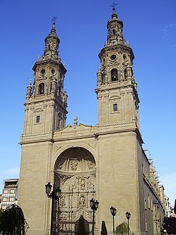 Façade of Santa María de la Redonda in Logroño.jpg