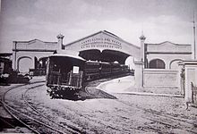 Del Parque station of Buenos Aires Western Railway