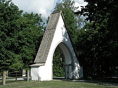 Lychgate leading to the vicarage