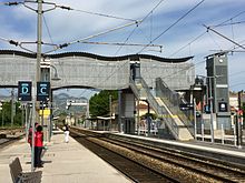 Passerelle de la gare