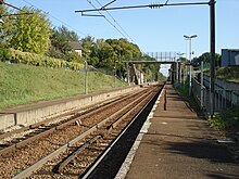 Vue générale de la gare.