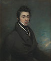 An unknown man wearing a cravat in the early nineteenth century
