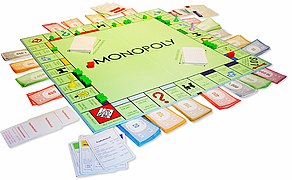 Tablero de Monopoly.