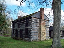 Gilliland Log Cabin Gilliland Cabin Apr 09.JPG