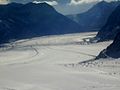 Der Aletschgletscher vom Jungfraujoch aus fotografiert