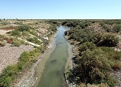 Реката близо до Грандфолс, Тексас.