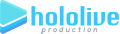 Logoen til Hololive Production, et av de større VTuber-byråene