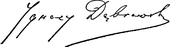 signature d'Ignacy Dąbrowski