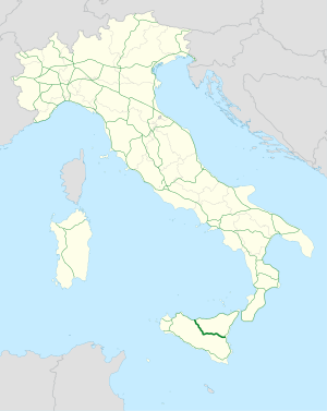 지도 상에 표시되는 유럽 고속도로 932호선의 실제 선형