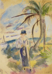 Hermine David i troperne, 1915