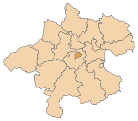 Poloha okresu Wels v spolkovej krajine Horné Rakúsko (klikacia mapa)