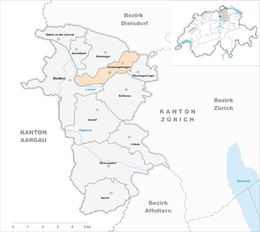 Unterengstringen – Mappa