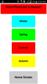 Clicking on the START button of the home screen leads to the SEASONS screen.