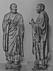 Statue of Vasubandhu (jp. Seshin), Kofuku-ji, Nara, Japan Kofukuji Monastery Hosso Patriarchs of Hokuendo (Seshin) (413).jpg