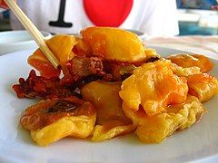Монге-хе (сырые морские ананасы)