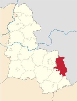 Raion location in Sumy Oblast