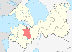 Location of Gatčinas rajons