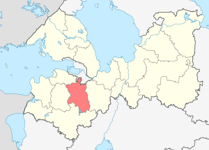 Гатчинский район на карте