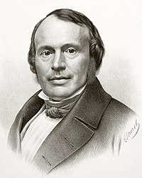 Exemple de lithographie : Portrait de Louis Agassiz