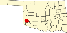 Koort vun Greer County