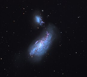 NGC 4490 na amatérském snímku