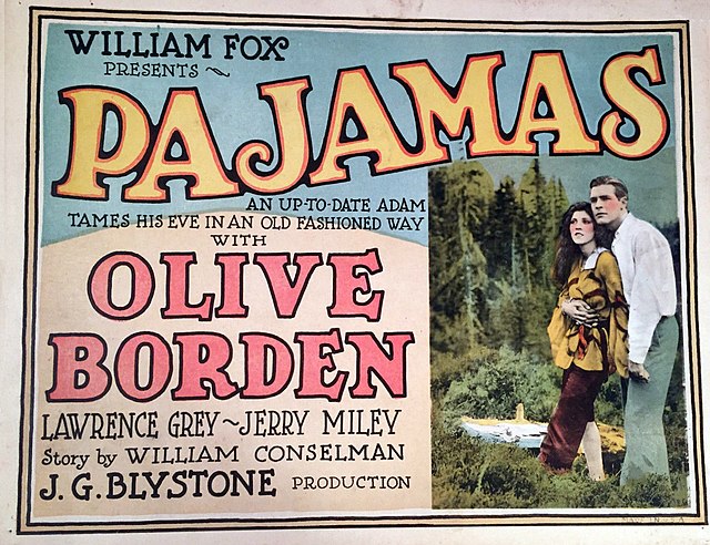 Description de l'image Pajamas lobby card.jpg.