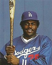 1981 World Series co-MVP, Pedro Guerrero Pedro Guerrero - Los Angeles Dodgers - 1984.jpg