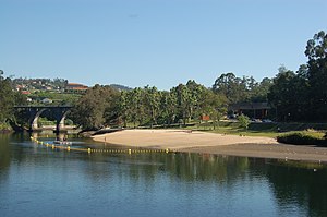 Praia fluvial de Pontevedra