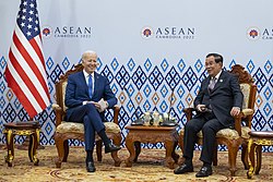 President Biden met with Prime Minister Hun Sen of Cambodia at the margins of 2022 ASEAN Summit.jpg