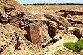 Ruïnes van het lagere gedeelte van de ziggoerat en tempel van Nabu