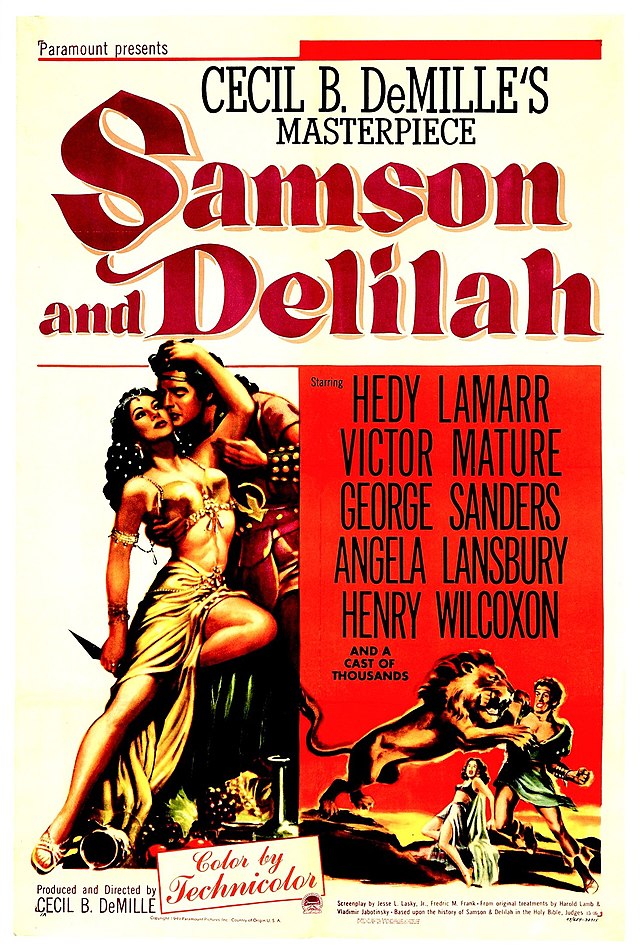 Description de l'image Samson and Delilah 1949 poster.jpg.
